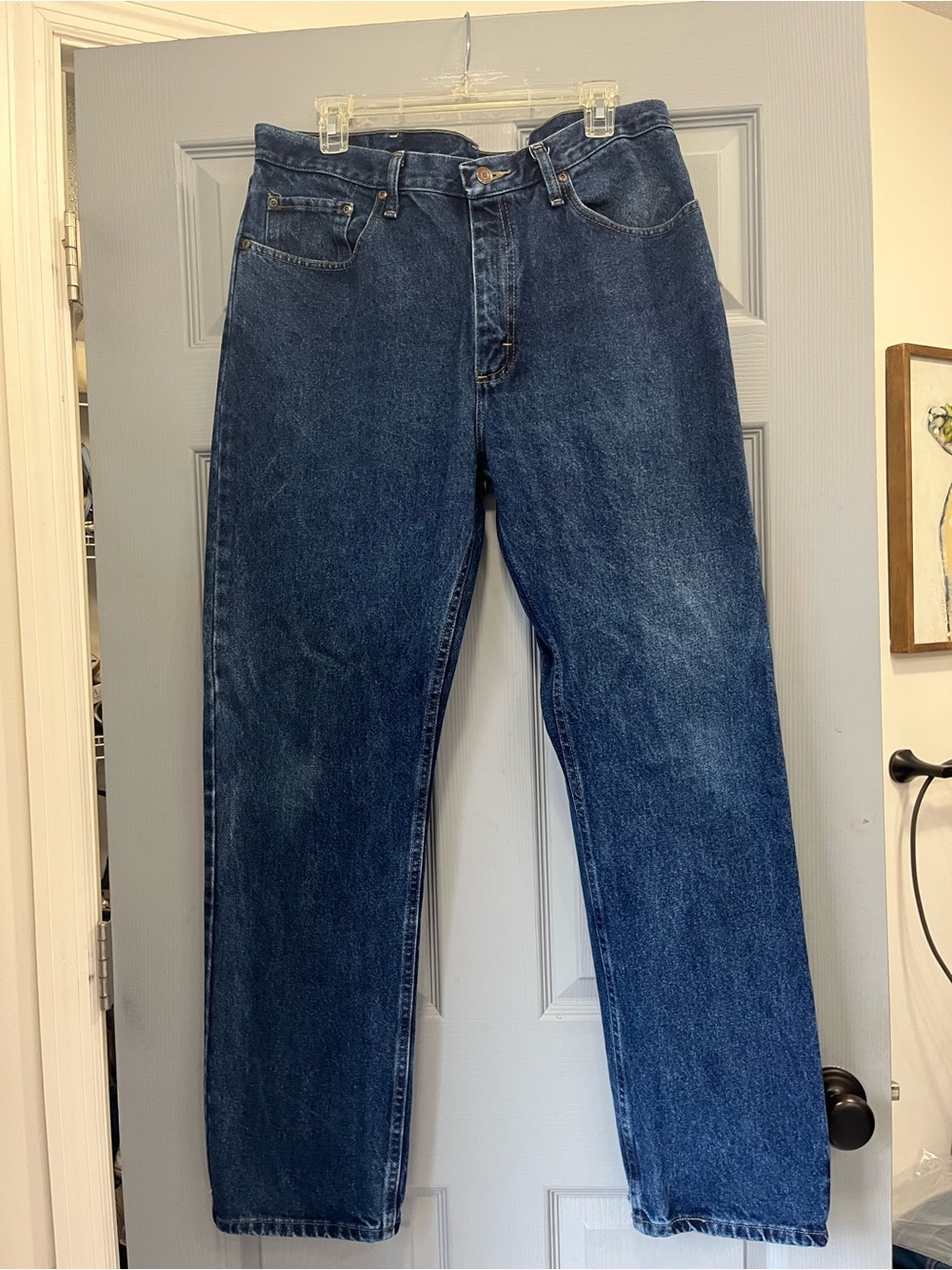 Wrangler Men's Indigo Straight Jeans